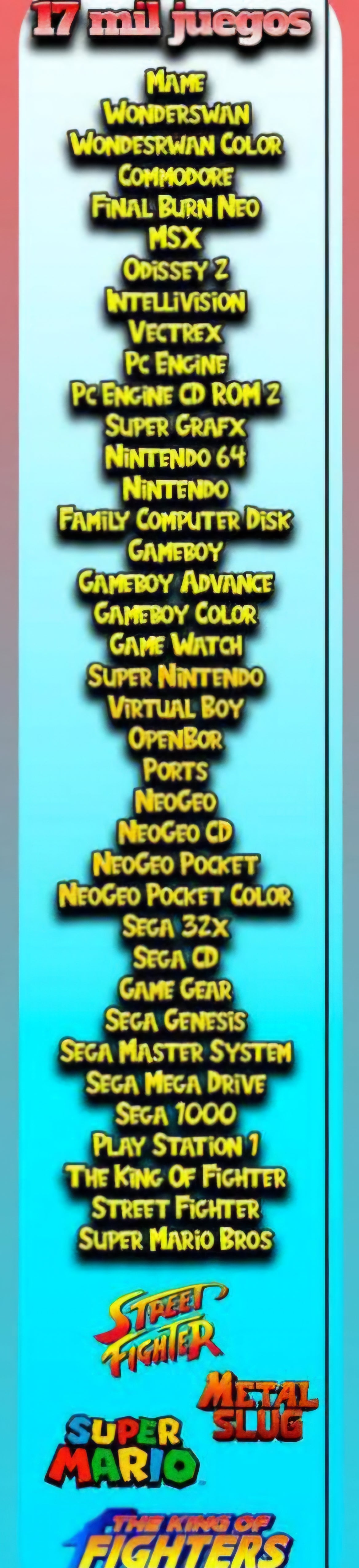 Consola  RETROGAMER (Reacondicionada)