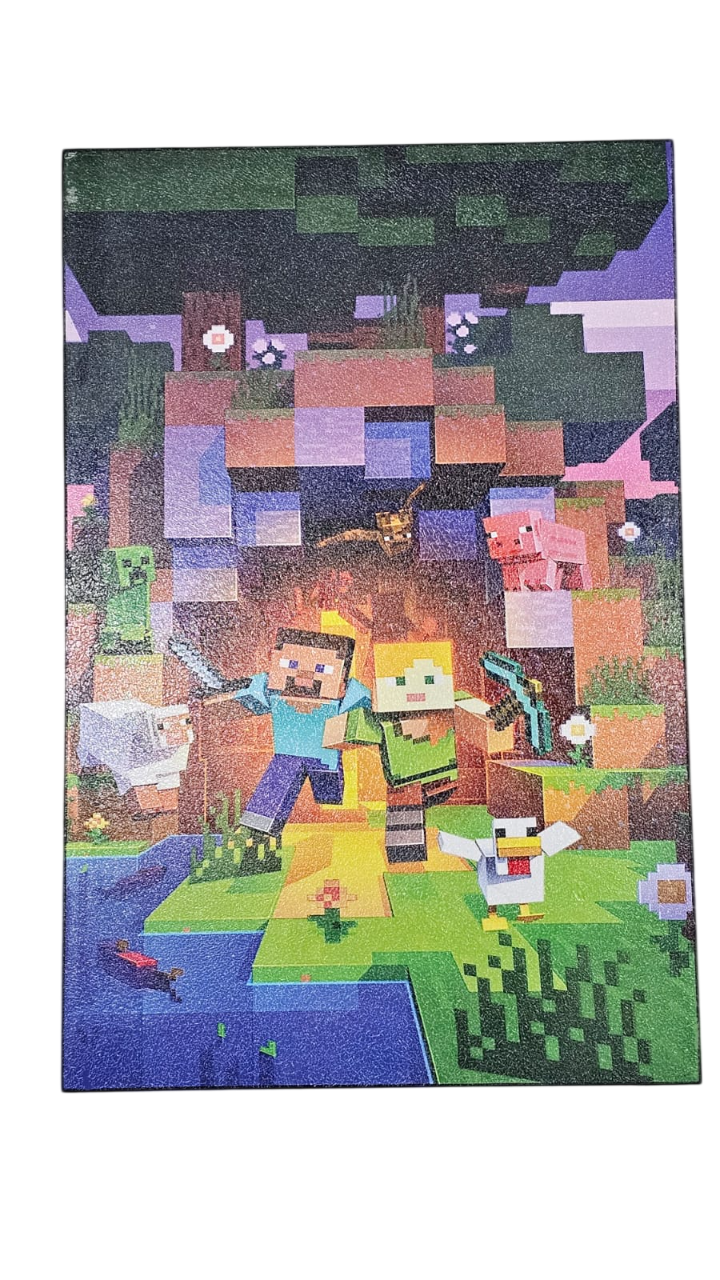 Cuadro Decorativo Diseño Minecraft