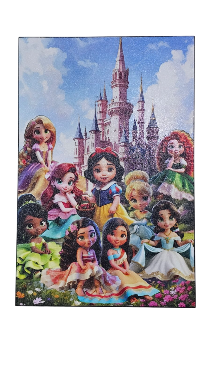 Cuadro Decorativo Diseño Disney Princesas Niñas