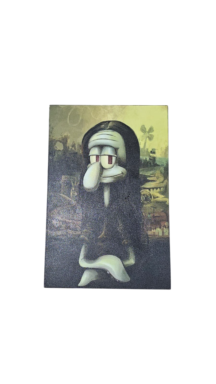 CUADRO DECORATIVO CALAMARDO / MONA LISA – Gamer Over Cinematicos