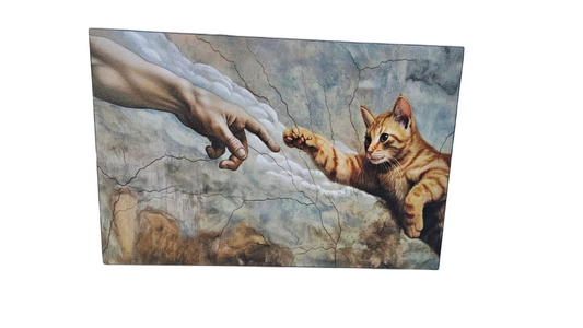 CUADRO DECORATIVO GENESIS MICHI GATO