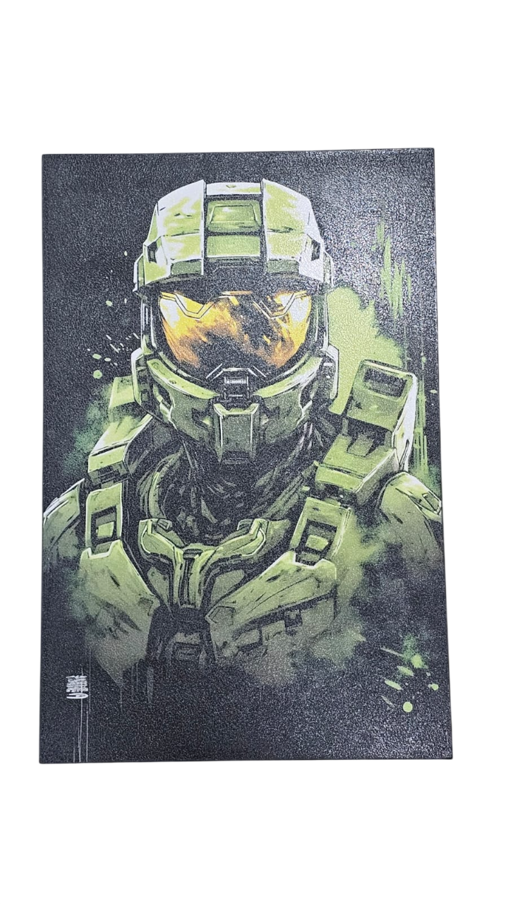 Cuadro Decorativo Diseño Halo Master Chief