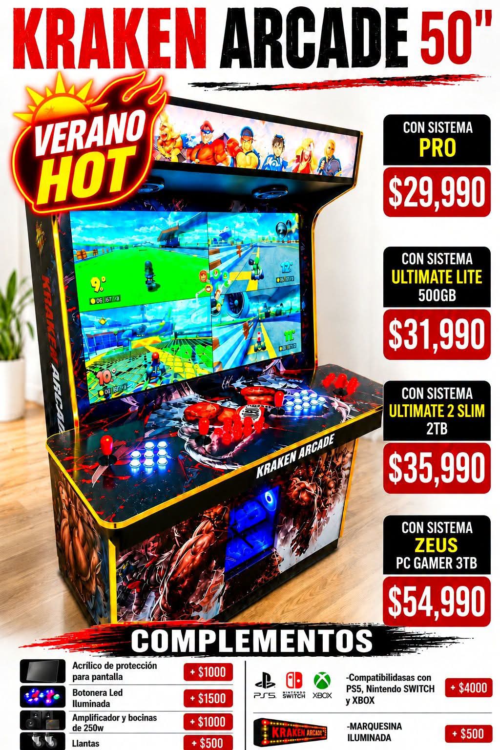 Kraken Arcade 50"