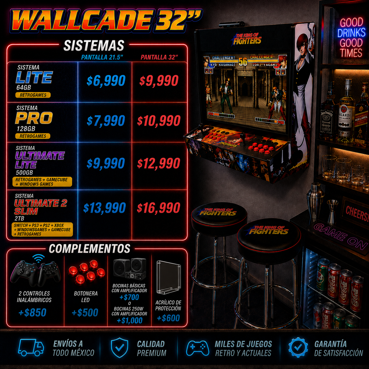 Wallcade 2026 32" | 21.5"
