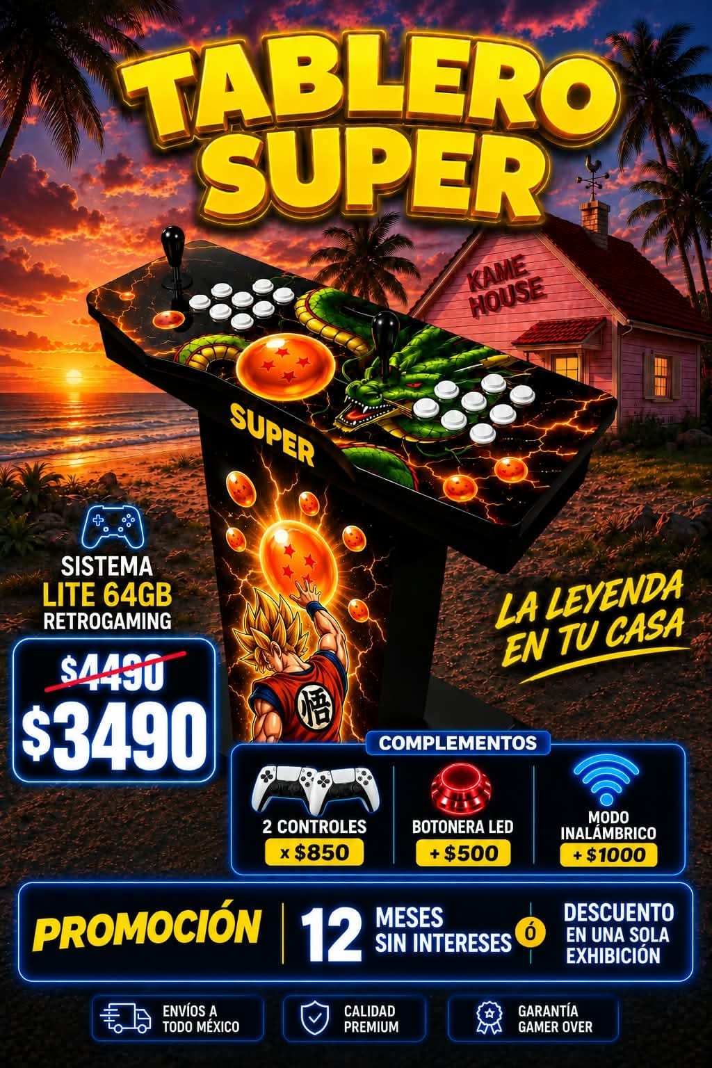 Tablero Super+Base+Envío