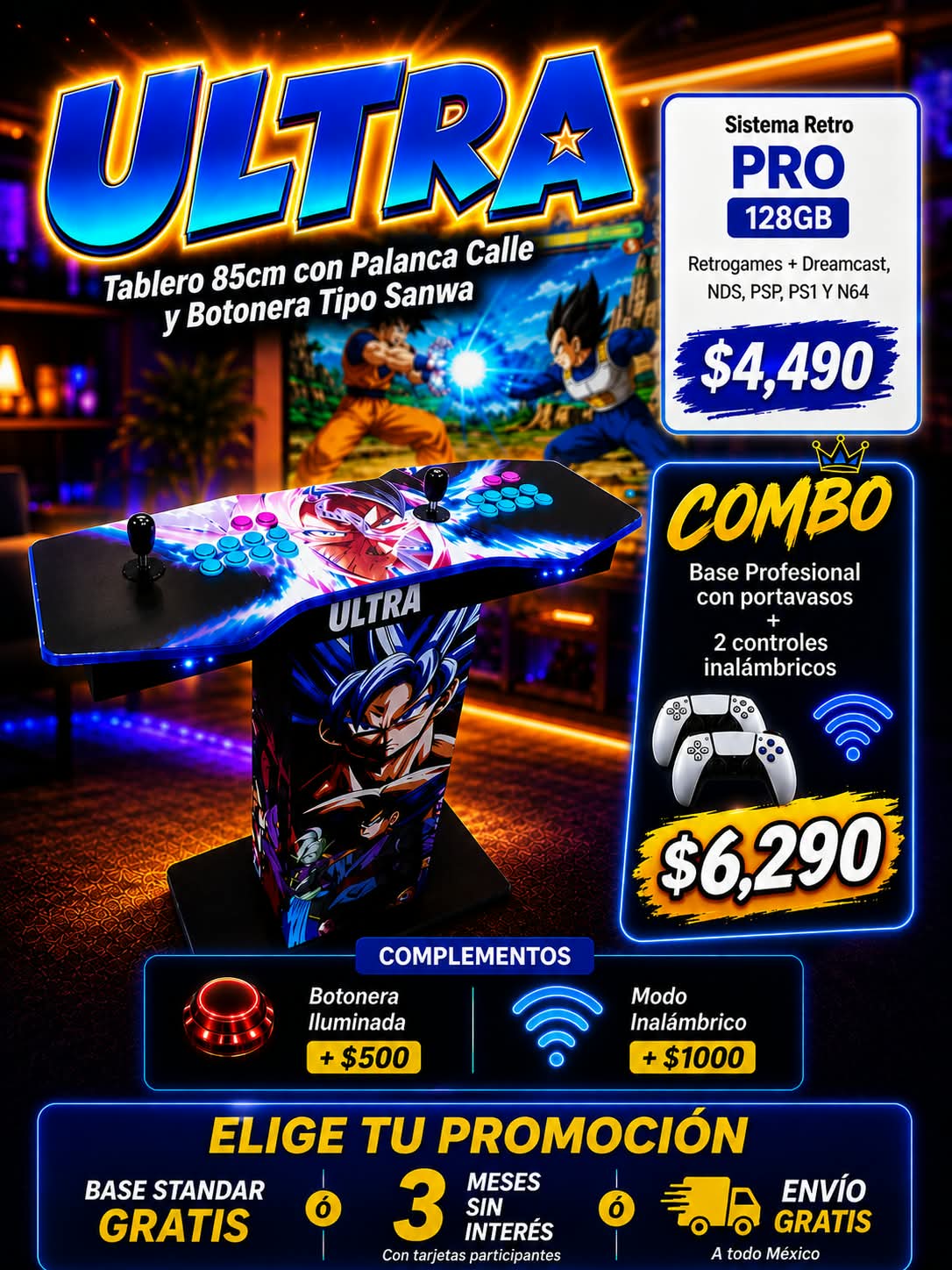 Tablero Arcade ULTRA