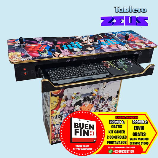 Tablero Arcade Zeus 2026